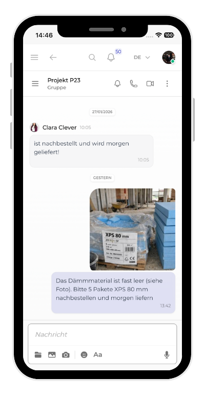 Chat in Kibi Connect