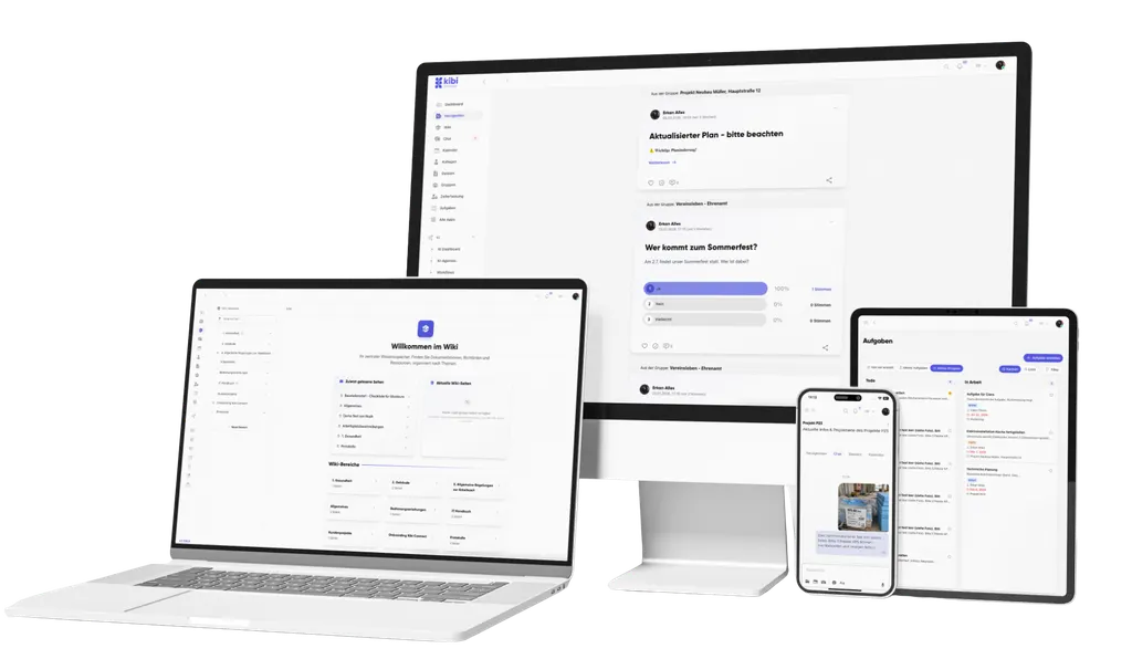 Kibi Connect auf mehreren Geräten